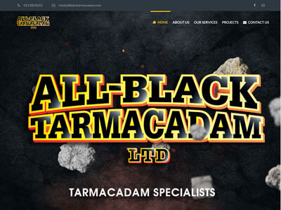 All Black Tarmacadam website